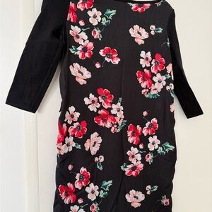 Chic Floral Long Sleeve Dress